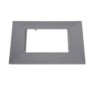 Placa 3 Postos Pial Plus+ Legrand 4x2 Cinza