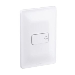 Pulsador de Campanhia Zeffia Legrand 4x2 2A 250V Branco