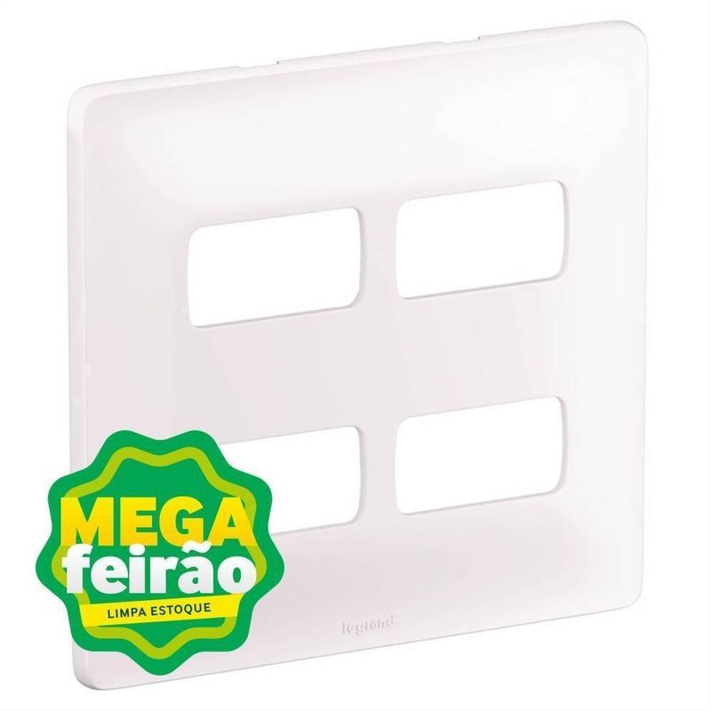 Placa-2-2-Postos-Separados-com-Suporte-Zeffia-Legrand-680175-4x4-Branco