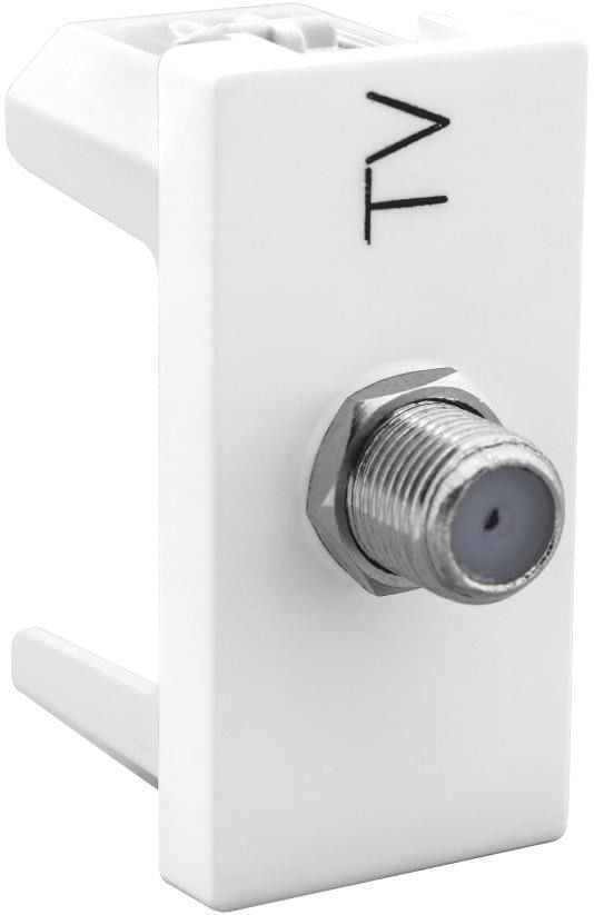 Modulo-Tomada-Para-Antena-TV-Pial-Plus--Legrand-Branco