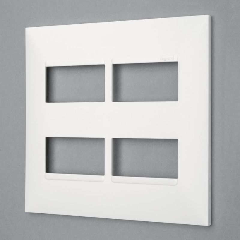 Placa-2-2-Postos-Separados-Pial-Plus--Legrand-4x4-Branco