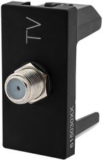 Modulo-Tomada-Para-Antena-TV-Pial-Plus--Legrand-Preto