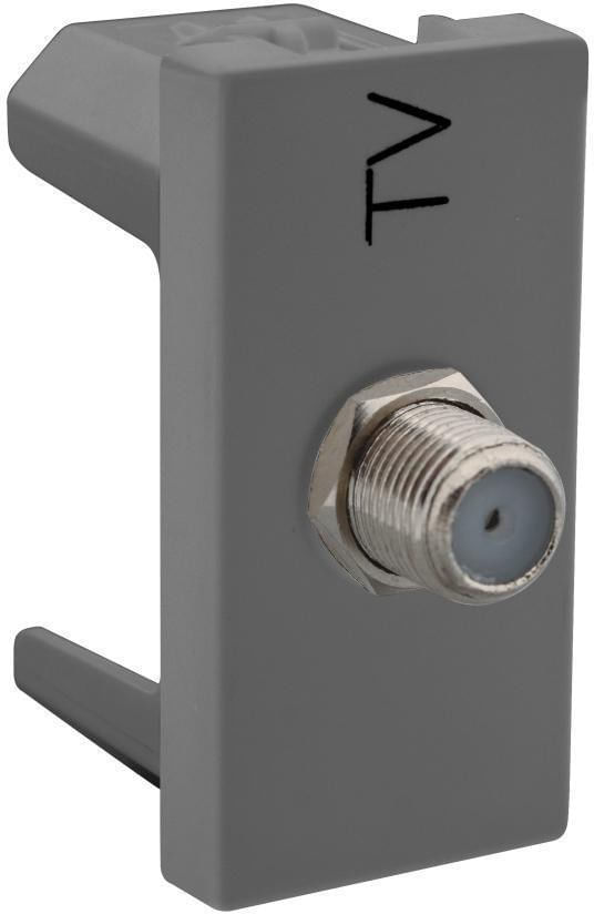 Modulo-Tomada-Para-Antena-TV-Pial-Plus--Legrand-Cinza