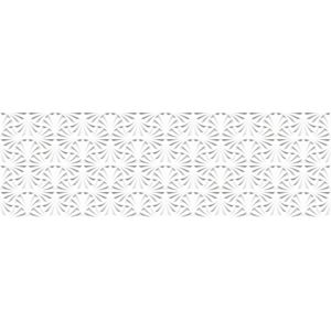 Revestimento Para Parede Ceusa 32x100cm 4341 Leque Branco Acetinado Retificado Classe A Uso 2
