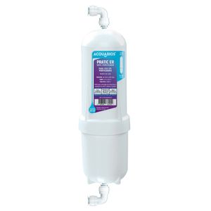 Refil Filtro de Água Para Torneira Acquabios Engate Rápido Multimarcas Branco
