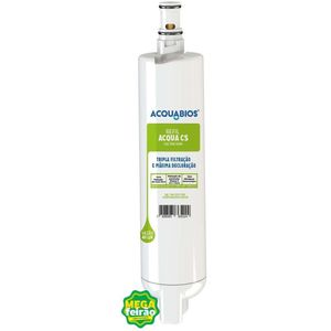 Refil Filtro de Água Para Torneira Acquabios CS 30/35/36 Branco