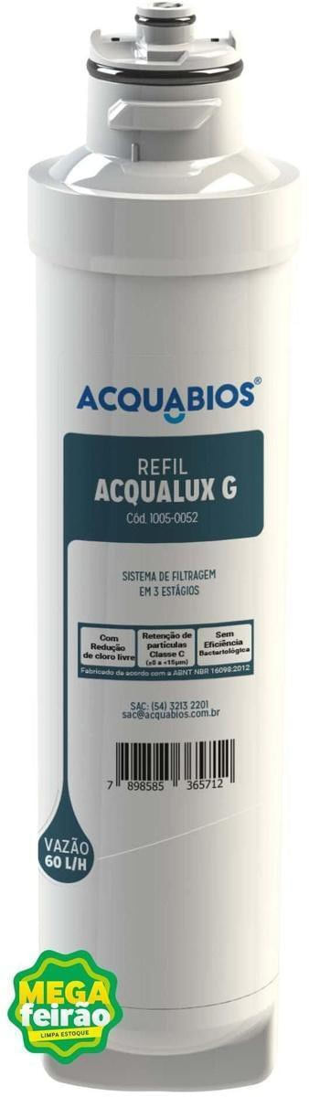 Refil-Filtro-de-Agua-Para-Torneira-Acquabios-Lux-G-Branco