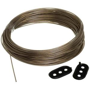 Corda Para Varal Aço Maxeb Revestido PVC 10M