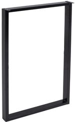 Base-Para-Moveis-Banco-e-Cadeira-em-Aco-Tubline-Suporta-Ate-80Kg-Preto-40Cm