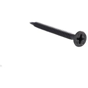 Parafuso Para Drywall Gesso Placo TTPC Tipo Trombeta Preto Caixa com 500 Unidades