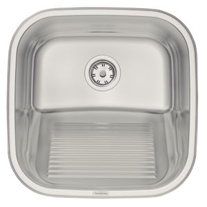 Tanque de Lavar Roupa de Embutir Aço Inox Tramontina 40x40cm