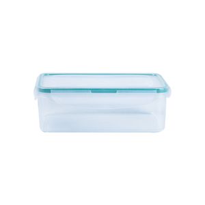 Pote Plástico Hermético Oikos Retangular Cliq Incolor 600ml
