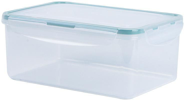 Pote Plástico Hermético Oikos Incolor Retangular Cliq 2,3L