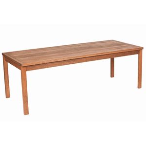 Mesa de Madeira Nogueira Mestra Polisten 220x85cm