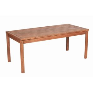 Mesa de Madeira Nogueira Mestra Polisten 180x85cm