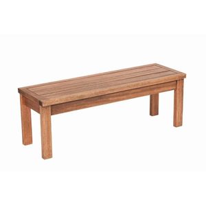 Banco Mestra Nogueira Polisten sem Encosto 120cm