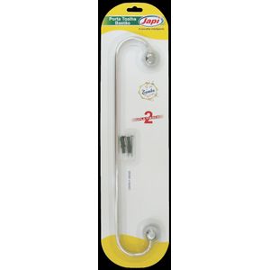 Porta Toalha Japi Samba Bastão Kit Acessórios Banheiro Cromado
