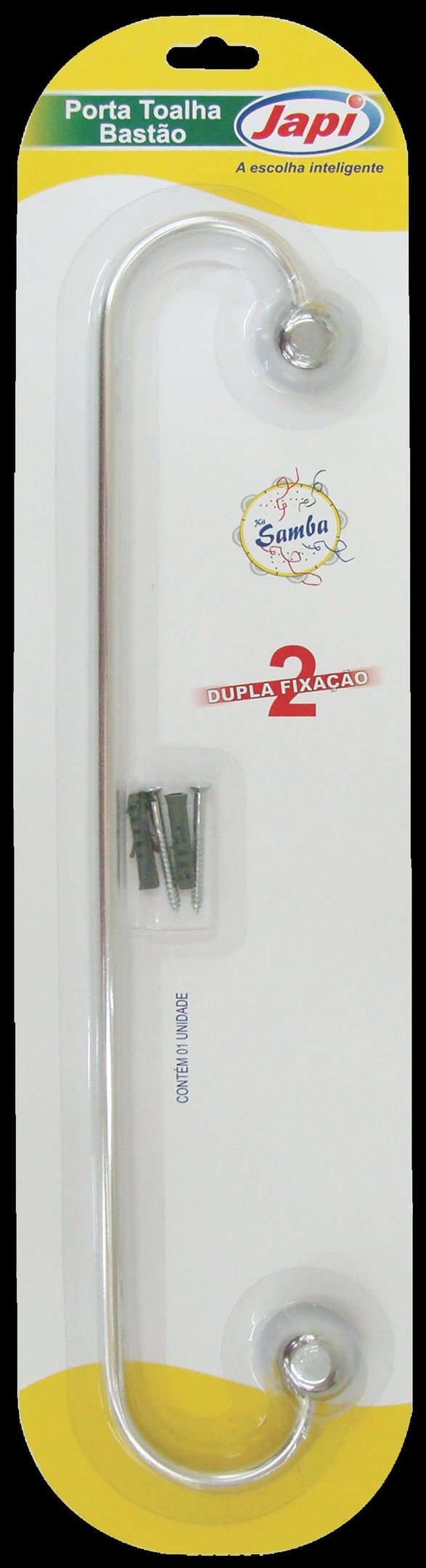 PORTA-TOALHA-JAPI-SAMBA-BASTAO-KIT-ACESSORIOS-BANHEIRO-CROMADO