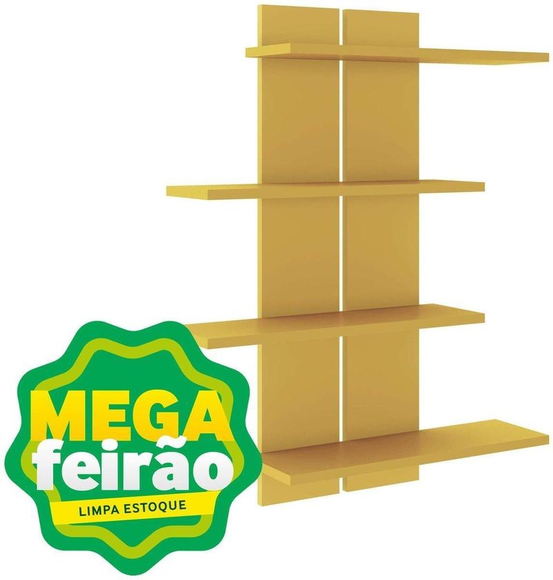 Nicho-Decorativo-Movel-Bento-com-4-Prateleiras-Amarelo-636x80x16cm
