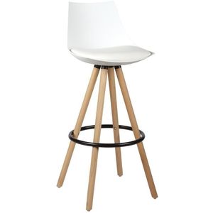 Banqueta Lorena Rivatti Branco 41x99,5x41,5cm