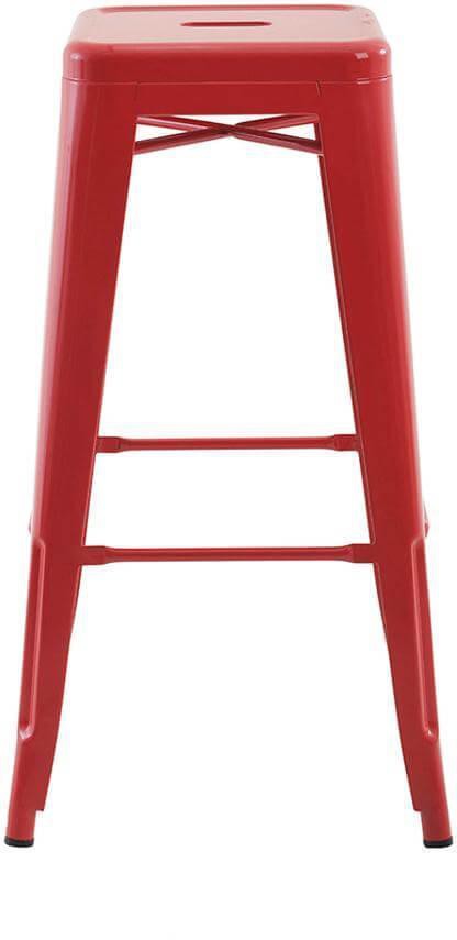 Banqueta-Iron-Alta-Rivatti-Aco-Vermelho-425x76x425cm