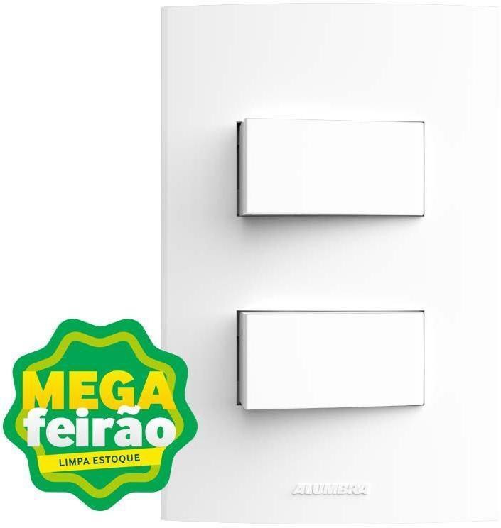 TOMADAS-ALUMBRA-4X2-2-TOMADAS-COM-PLACA-10A-85039-NBR-5410 INOVAPRO-BRANCO-250V