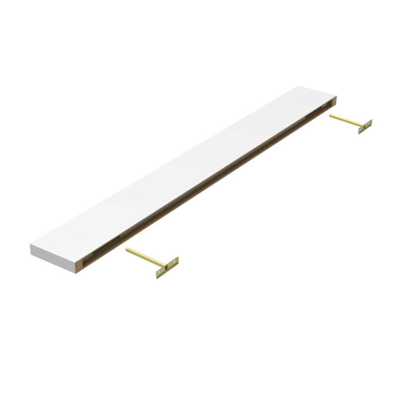 PRATELEIRA-DECORATIVA-STILO-COM-SUPORTE-569-MONTFACIL-120X14-BRANCA-BORDA-RETA