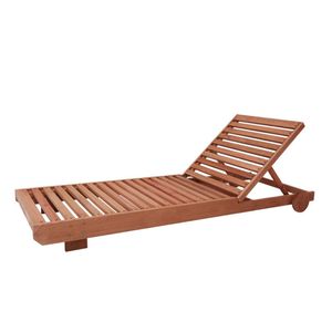 Espreguiçadeira Roma Garimmpo Cedro Rosa Madeira Maciça Com Pés Rodinha Parafusos 192x17x70cm