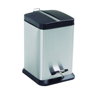 Lixeira Quad 12L Linha Jaspe (4) Mor 8233
