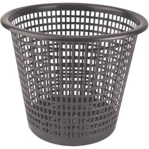 Lixeira Plastica Mor Vazada 30060202 10L Cinza Grafite