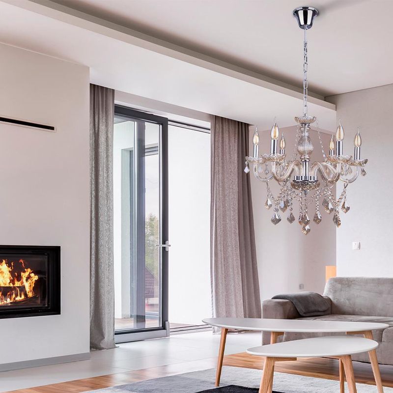 LUSTRE-FRANCE-6-LAMPADAS-E14-40W-METAL-E-CRISTAL-STARTEC-148210009-CHAMPAGNE-BIVOLT
