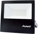 REFLETOR-SLIM-LED-30W-6500K-ALUMINIO-VIDRO-AVANT-259301378-PRETO-BIVOLT