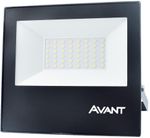 REFLETOR-SLIM-LED-50W-3000K-ALUMINIO-VIDRO-AVANT-259500577-PRETO-BIVOLT