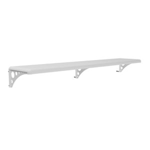 Prateleira Decorativa com Suporte Multiuso Astra Branco 100x20cm