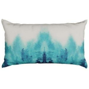 Almofada Silk Home Belchior Azul e Branca 28x48cm