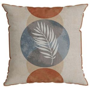 Almofada Veludo Luxor Belchior Com Cordone Marrom Desenho 1 50x50cm