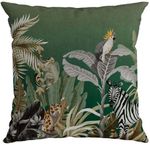 Almofada Veludo Luxor Belchior Com Cordone Verde 50x50cm
