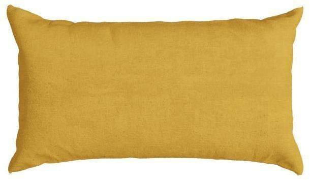 Almofada Veludo Luxor Belchior Lisa Mostarda 28X48cm