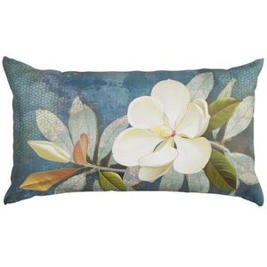 Almofada Vivace Belchior Flores Azul 28X48cm