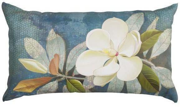 Almofada Vivace Belchior Flores Azul 28X48cm