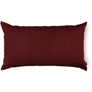 Capa de Almofada Matelado Belchior Vermelho Com Encarte 35X58cm
