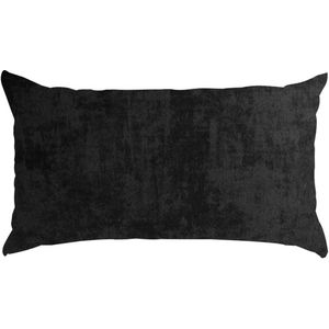 Capa de Almofada Veludo Luxor Belchior Preto 081 Com Encarte 28X48cm