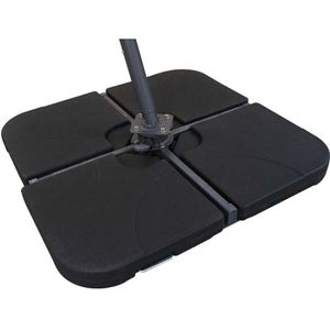 Base Para Ombrelone Rivatti Cruz Preto 60kg