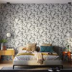 Papel-de-Parede-Bobinex-1041-Arabesco-Nouveau-Preto-e-Bege