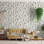 Papel-de-Parede-Bobinex-1041-Arabesco-Nouveau-Preto-e-Bege