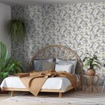 Papel-de-Parede-Bobinex-1043-Arabesco-Nouveau-Azul-e-Bege