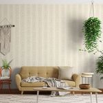 Papel-de-Parede-Bobinex-1045-Floral-Provinciano-Bege-e-Vermelho