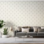 Papel-de-Parede-Bobinex-2402-Arabesco-Do-Tempo-Cinza-e-Bege