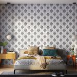 Papel-de-Parede-Bobinex-2407-Arabesco-Do-Tempo-Preto-e-Cinza
