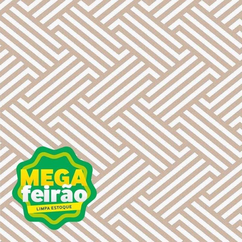 Papel-de-Parede-Bobinex-3511-Relevo-Ranhura-Bege-e-Marrom